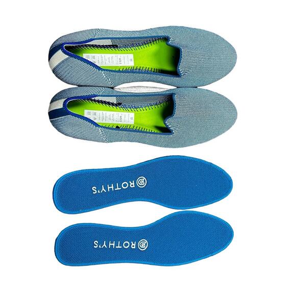 Rothy’s The Loafer Indigo Cloud Women’s Size 9.5‎ - Picture 9 of 13